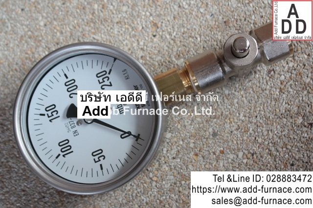 kromschroder Pressure Gauge Push Button Valve (12)